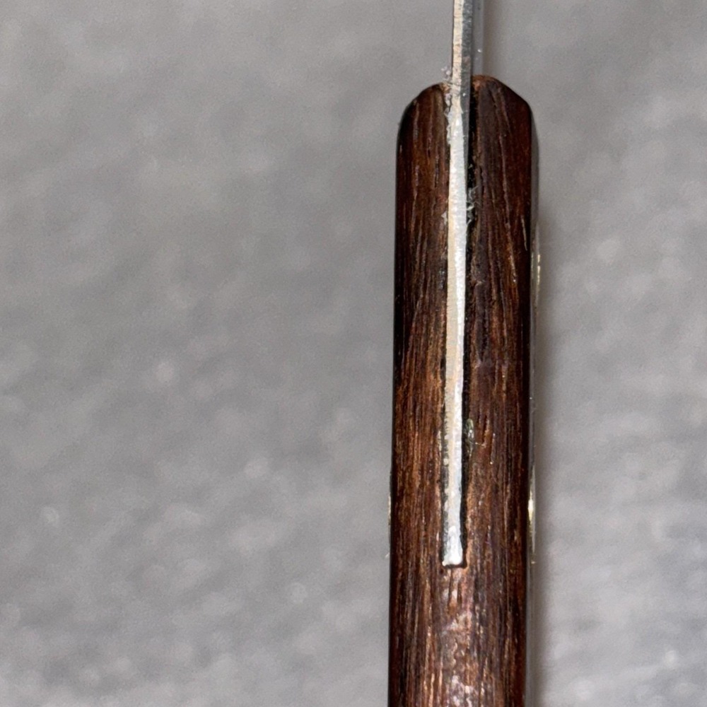 Vintage MCM Salad Serving Fork Extra Long Wood Handle 13 InchStainless Japan - Picture 11 of 16